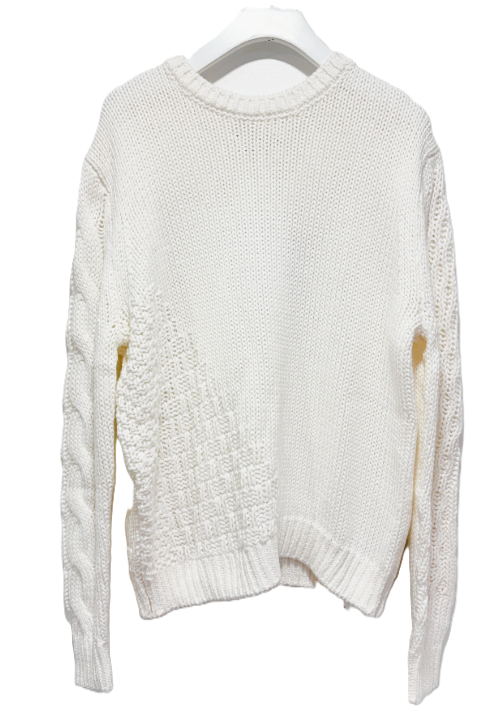 N.M CABLE SWEATER (XS-XL)
