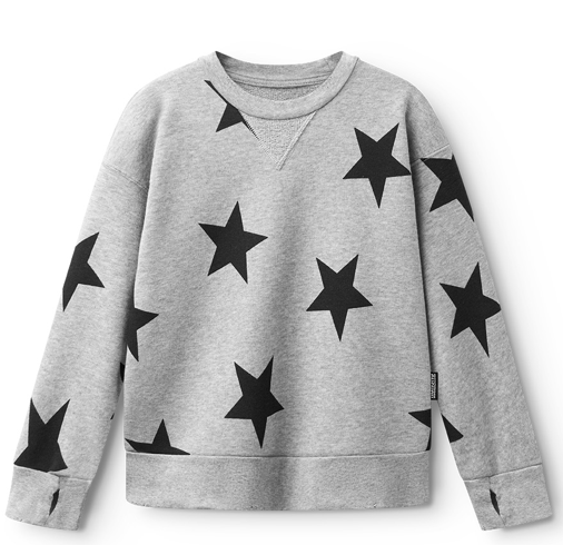 NUNUNU STAR SWEATSHIRT (12M-11Y)