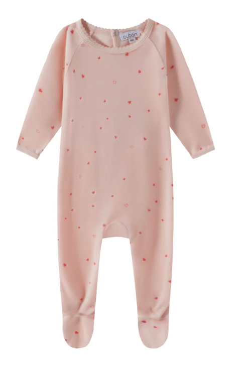 OUBON ALLOVER STAR/HEART PRINT SET (1M-9M)