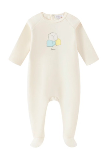 OUBON BLOCK PRINT BOYS SET (3M-9M)