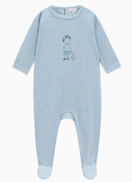 OUBON BOYS DOLL FOOTIE (1M-12M)