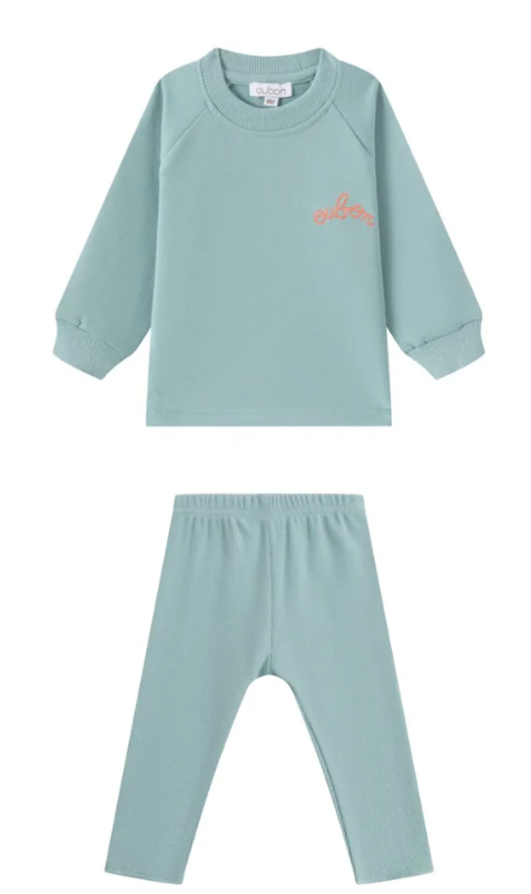 OUBON EMBROIDERED SWEAT SET (6M-24M)