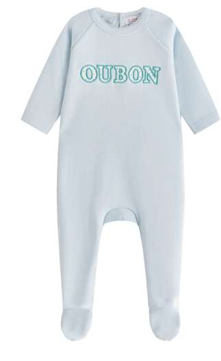 OUBON PATCHWORK BOYS FOOTIE (1M-9M)
