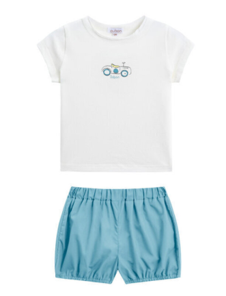 OUBON TSHIRT & BLOOMER SET (9M-24M)