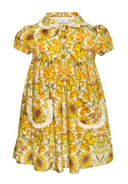sunflower dress Mommy and Me Sweet Sunflower Maxi Dress Yellow / Mom-M
