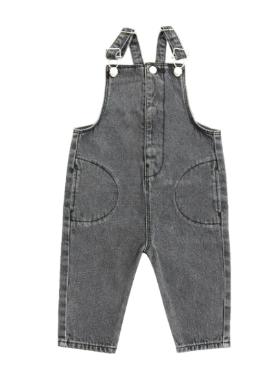 LITTLE PARNI DENIM OVERALLS (12M-2Y)