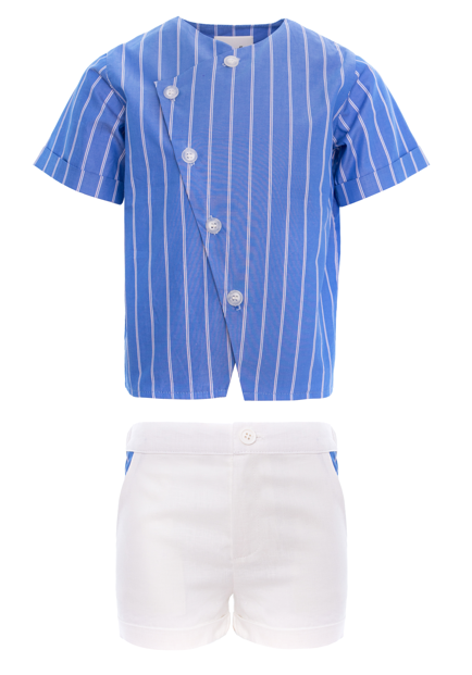 PERNILLE SQUARE SIDE OPENING 2PC SET(2-6Y)