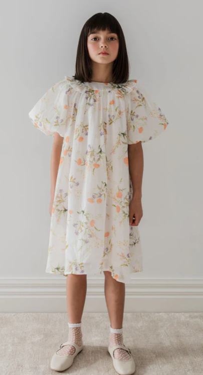 PETITE AMALIE LINEN SMOCK DRESS (3-14Y)
