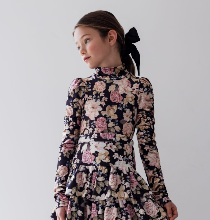 PETITE AMALIE PRINT TOP (10-18Y)