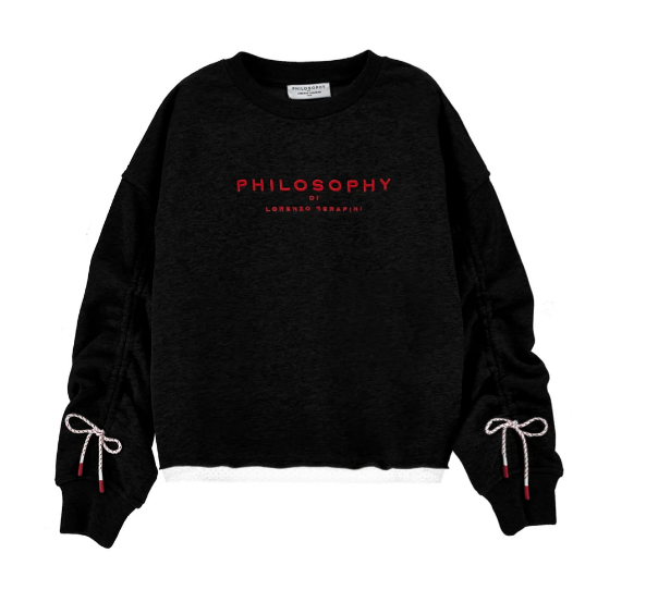 PHILOSOPHY LS SWEATSHIRT W/LOGO(4-14A)