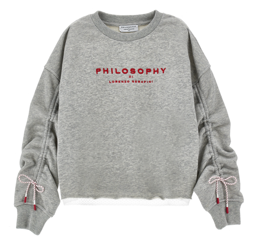 PHILOSOPHY LS SWEATSHIRT W/LOGO(4-14A)
