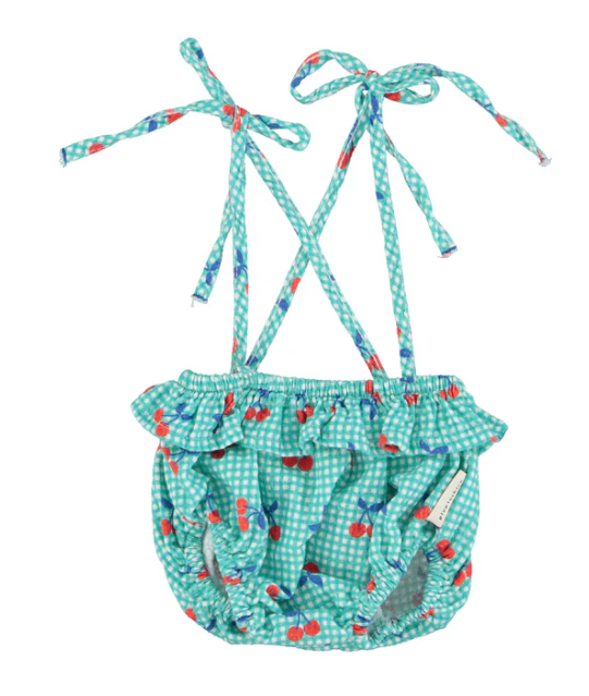 PIUPIUCHICK BABY BLOOMERS W/STRAPS(6M-24M)
