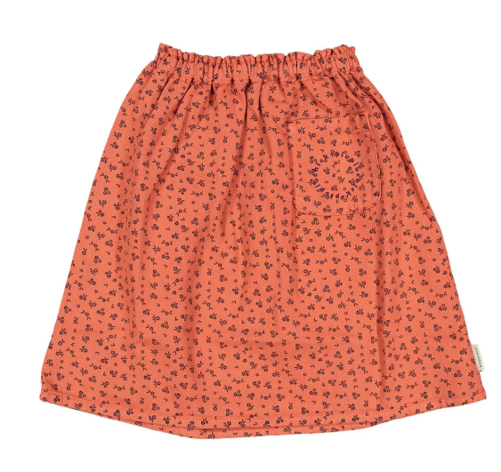 PIUPIUCHICK ELEASTIC WAIST KNEE LENGTH SKIRT(6-12Y)
