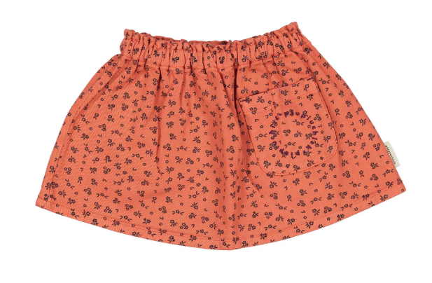 PIUPIUCHICK ELASTIC WAIST SHORT SKIRT(3-6Y)