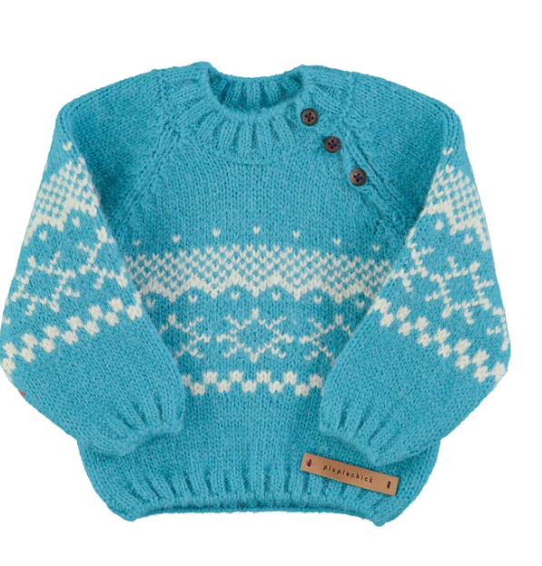 PIUPIUCHICK JACQUARD SWEATER (6M-24M)