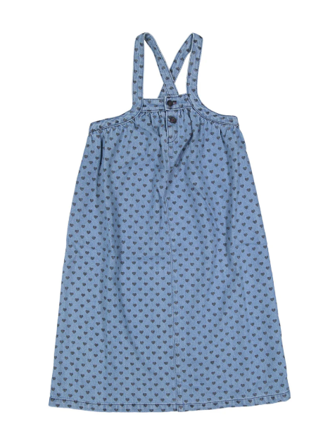 PIUPIUCHICK KNEE LENGTH DRESS W/STRAPS(6-12Y)
