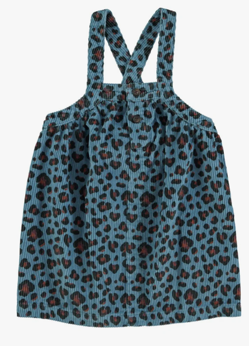 PIUPIUCHICK KNEE LENGTH DRESS W/STRAPS(6-12Y)