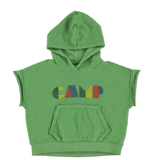 PIUPIUCHICK SLEEVELESS HOODED SWEATSHIRT(3-8Y)