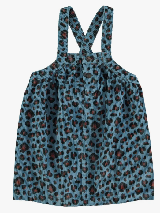 PIUPIUCHCIK SHORT DRESS W/STRAPS (3-6Y)