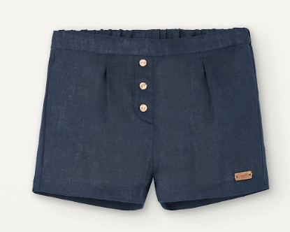 POPELIN LINEN CHINO STYLE SHORTS (12M-5Y)