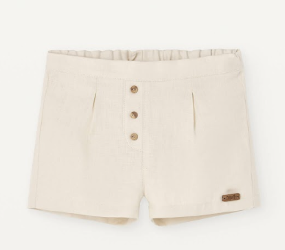 POPELIN LINEN CHINO STYLE SHORTS (12M-5Y)
