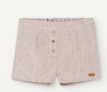 POPELIN LINEN CHINO STYLE SHORTS (12M-5Y)
