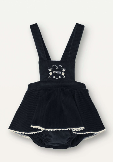 POPELIN PLAYSUIT W/SKIRT (12M-3Y)