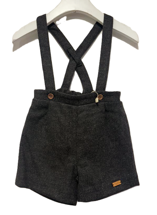 POPELIN WOELLEN SHORTS W/STRAPS (18M-5Y)