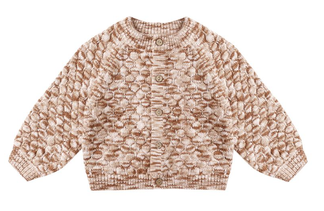 QUINCY MAE BUBBLE KNIT CARDI W/BLOOMER(3M-3Y)