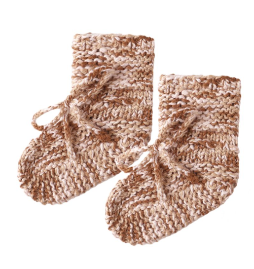 QUINCY MAE KNIT BOOTIES (3M-12M)