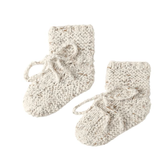 QUINCY MAE KNIT BOOTIES (3M-12M)