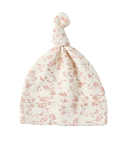 QUINCY MAE KNOTTED BABY HAT (0M-6M)