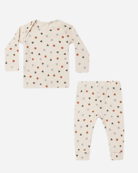 QUINCY MAE RIB TEE &LEGGING SET(3M-24M)