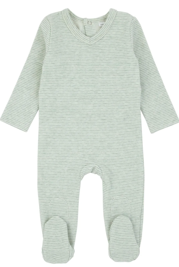 RA & DA BRUSHED RIBBED FOOTIE (3M-18M)