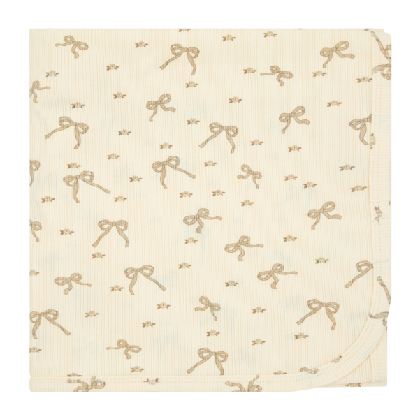 RA & DA MOCKWRAP BOW PRINT BLANKET(OS)