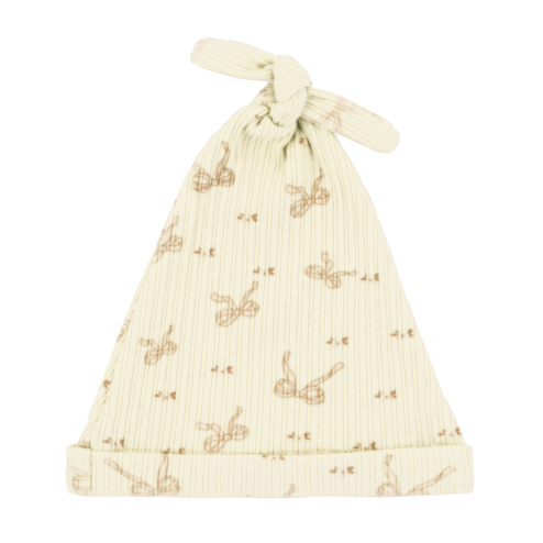 RA & DA MOCKWRAP BOW PRINT HAT (3M-6M)