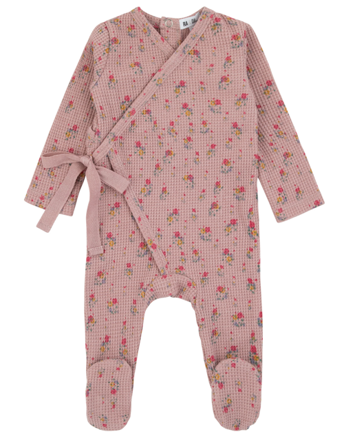 RA & DA MOCKWRAP WAFFLE FOOTIE(3M-18M)