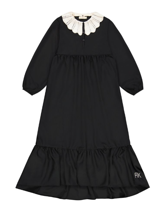 RETRO KID MAE KNITTED COLLAR MAXI DRESS (3-18Y)