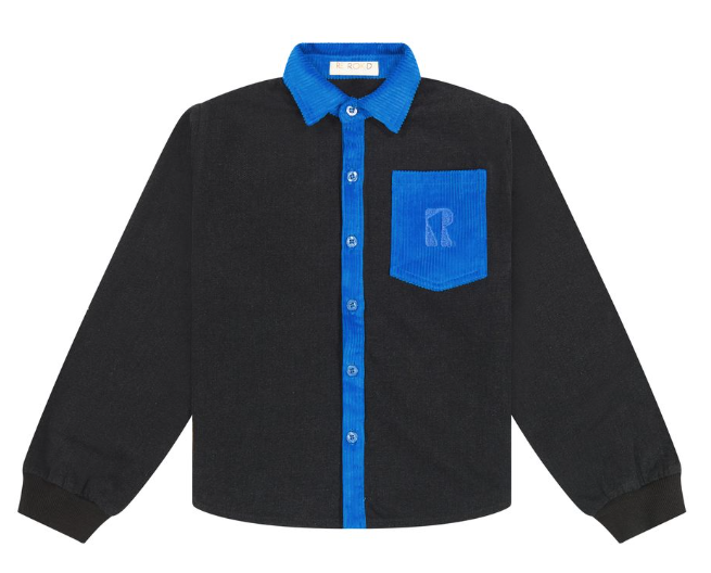 RETRO KID REX CORD COLLAR BUTTON SHIRT (3-16Y)