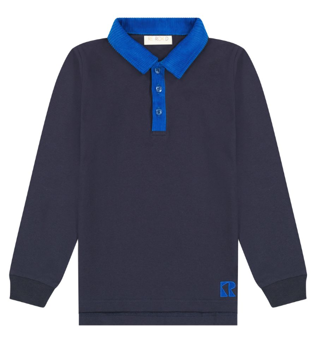RETRO KID BOYS POLO W/CORD COLLAR (3-16Y)