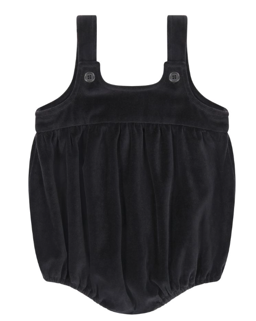RETRO KID VIVIENNE BABY VELVET ROMPER(12M-24M)