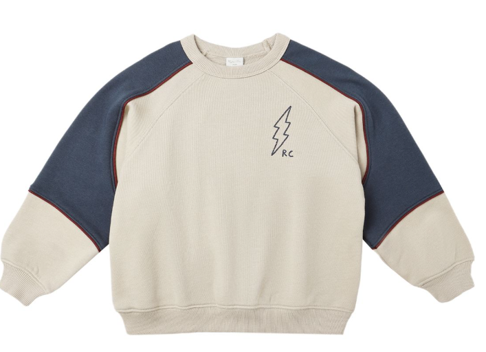 RYLEE & CRU PLAY PANELED SWEATSHIRT(2-12Y)