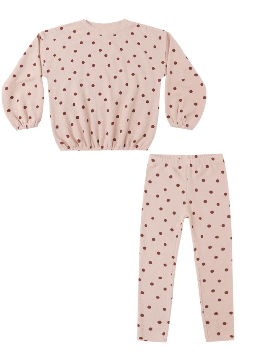 RYLEE & CRU SPONGEY KNIT SET (6M-24M)