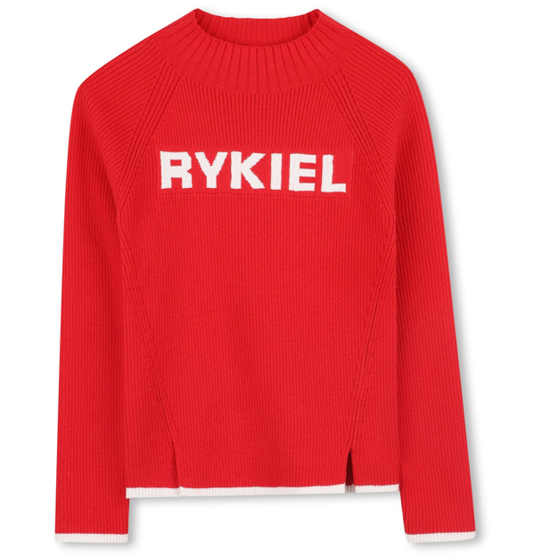 SONIA RYKIEL HIGH NECK SWEATER (4-6A)