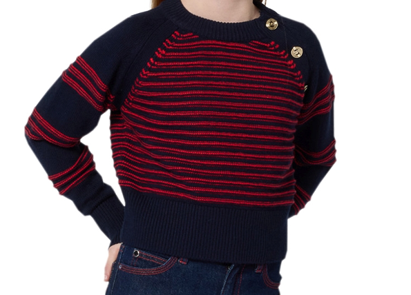SONIA RYKIEL STRIPED SWEATER (4-16A)