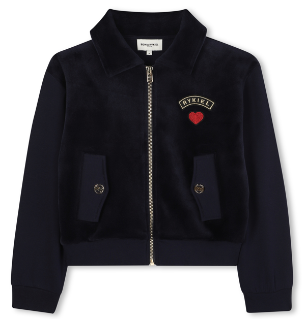 SONIA RYKIEL ZIP UP CARDIGAN (4-16A)