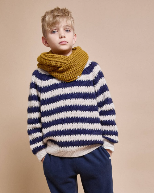 BUHO STRIPES JUMPER (2-14Y)