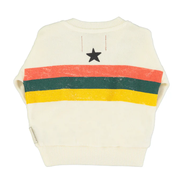 PIUPIUCHICK STRIPES PRINT SWEATSHIRT (12M-12Y)