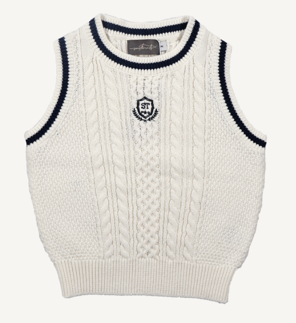 SWEET THREADS ALFIE VEST(3-16Y)