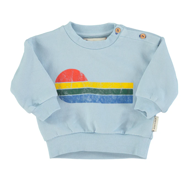 PIUPIUCHICK WAVE PRINT SWEATSHIRT (12M-14Y)